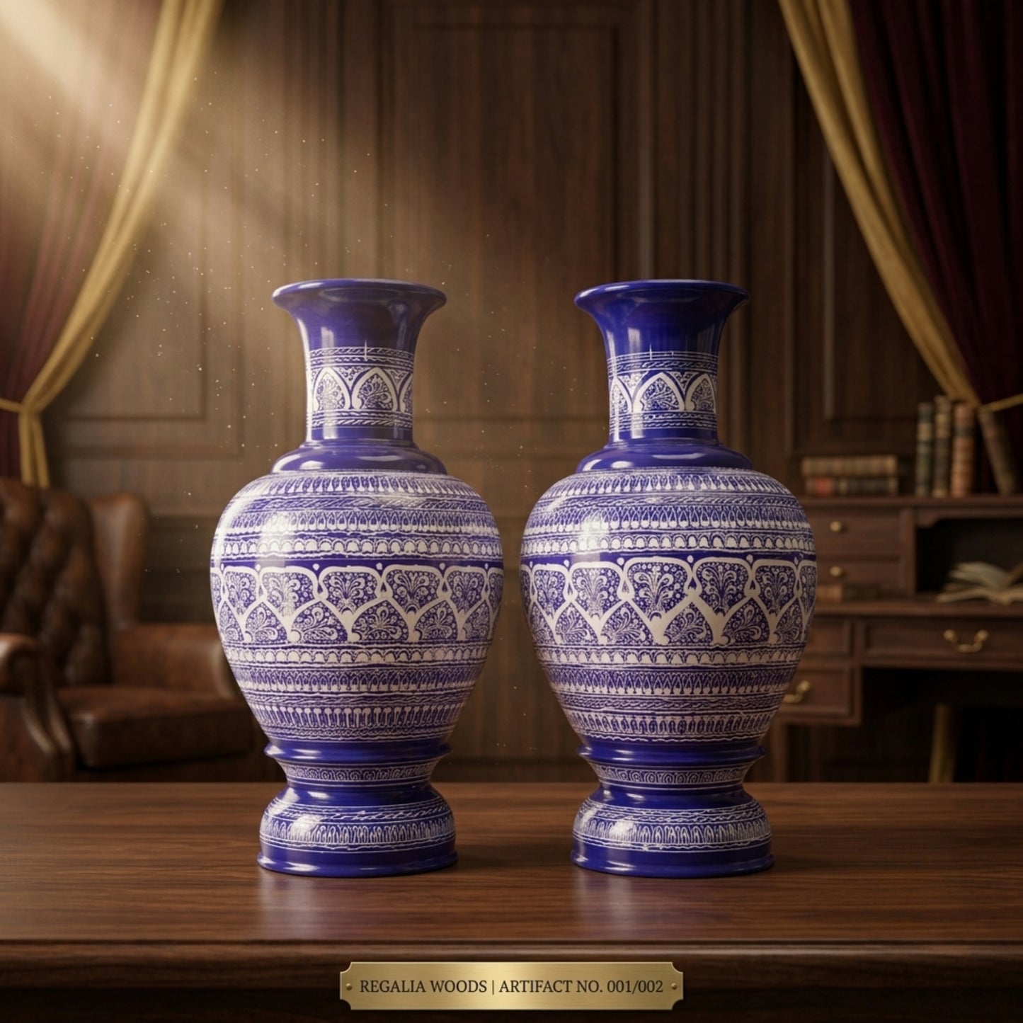 Decorative Ceramic Vases (pair)