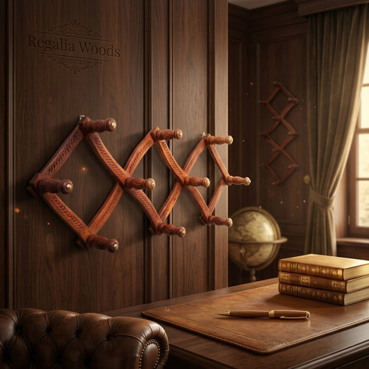 Wooden Handmade Hanger Stand