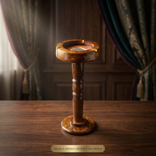 Wooden Stand Ashtray